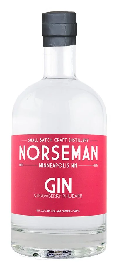 375ml Strawberry Rhubarb Gin — NORSEMAN